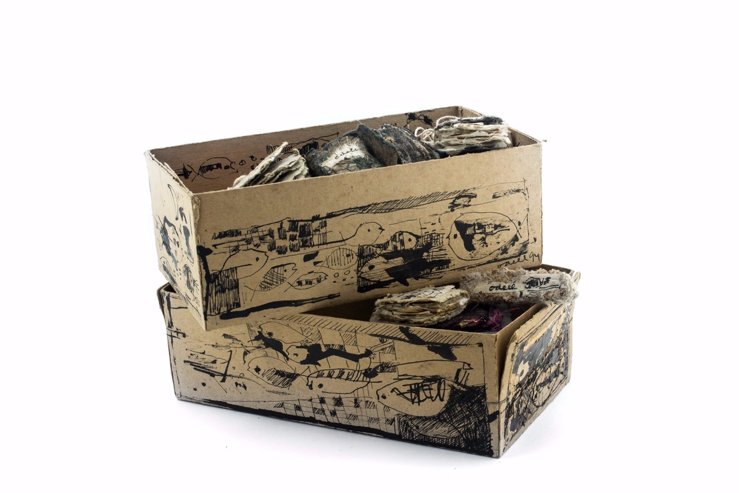 año 2000 las cajas de carton hecha objeto…