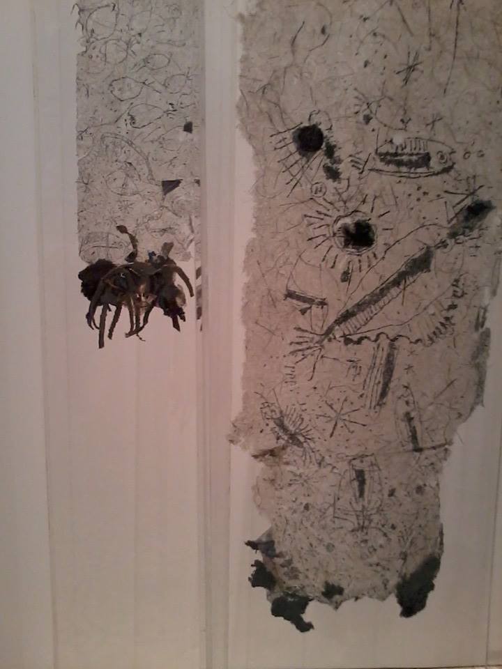 obra inmaterial dibujada a plumin y tinta china