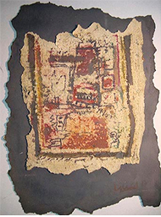 1988 OLEO SOBRE CARTON